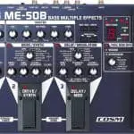 Boss ME-50B Bass Multi Effects unit with bass synth effects